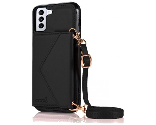Carcasa COOL para Samsung G990 Galaxy S21 Colgante Wallet Negro