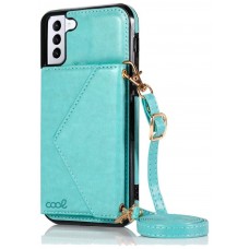 Carcasa COOL para Samsung G990 Galaxy S21 Colgante Wallet Mint