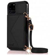 Carcasa COOL para Samsung G988 Galaxy S20 Ultra 5G Colgante Wallet Negro