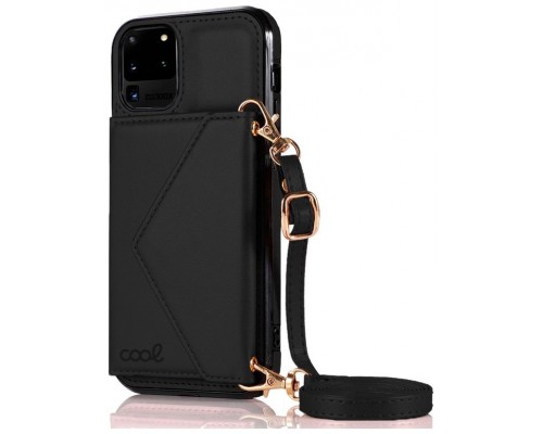 Carcasa COOL para Samsung G988 Galaxy S20 Ultra 5G Colgante Wallet Negro