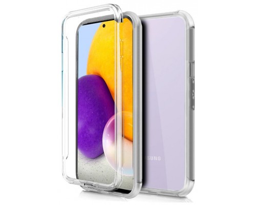 Funda COOL Silicona 3D para Samsung A725 Galaxy A72  (Transparente Frontal + Trasera)