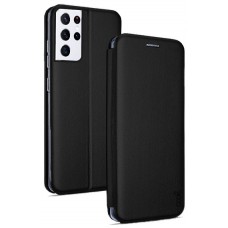 Funda COOL Flip Cover para Samsung G998 Galaxy S21 Ultra Elegance Negro