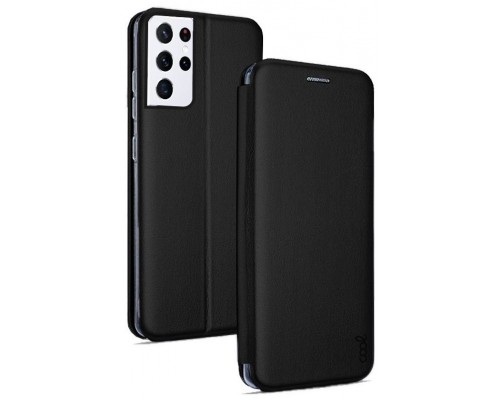 Funda COOL Flip Cover para Samsung G998 Galaxy S21 Ultra Elegance Negro