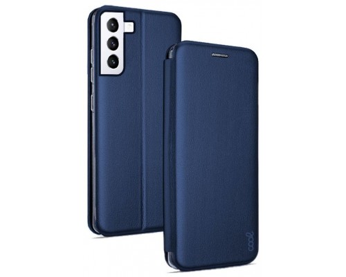 Funda COOL Flip Cover para Samsung G990 Galaxy S21 Elegance Marino