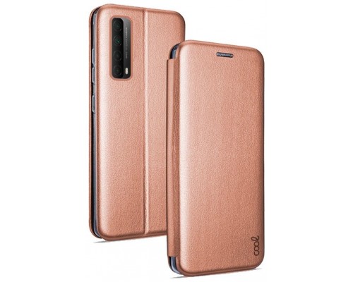 Funda COOL Flip Cover para Huawei P Smart 2021 Elegance Rose Gold