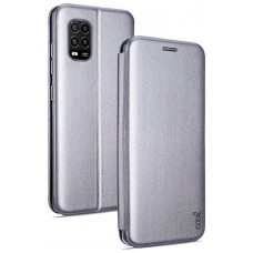 Funda COOL Flip Cover para Xiaomi Mi 10 Lite Elegance Plata