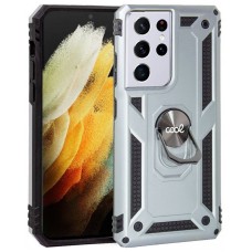 Carcasa COOL para Samsung G998 Galaxy S21 Ultra Hard Anilla Plata
