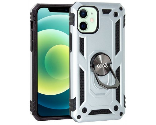 Carcasa COOL para iPhone 12 / 12 Pro Hard Anilla Plata