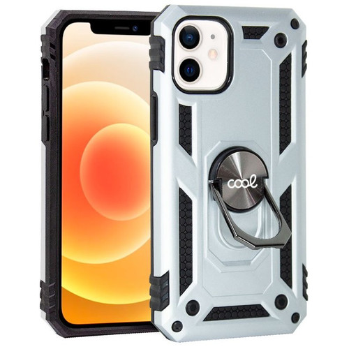 Carcasa COOL para iPhone 12 mini Hard Anilla Plata-CS2 Carcasa COOL para iPhone 12 mini Hard Anilla Plata