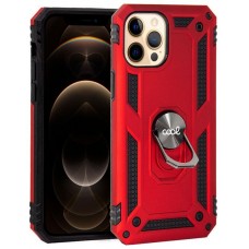Carcasa COOL para iPhone 12 Pro Max Hard Anilla Rojo