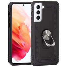 Carcasa COOL para Samsung G990 Galaxy S21 Hard Anilla Negro