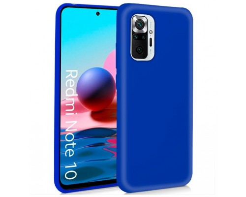 Funda COOL Silicona para Xiaomi Redmi Note 10 / Note 10s (Azul)