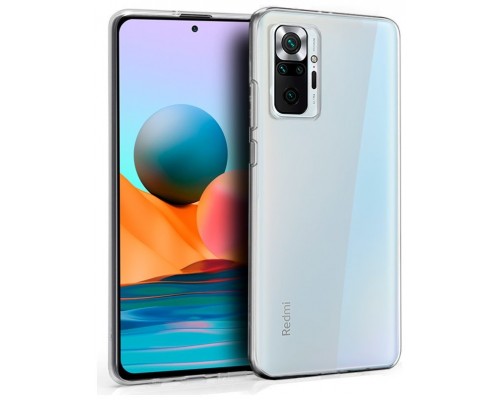 Funda COOL Silicona para Xiaomi Redmi Note 10 Pro (Transparente)