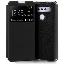 Funda COOL Flip Cover para TCL 10 SE Liso Negro