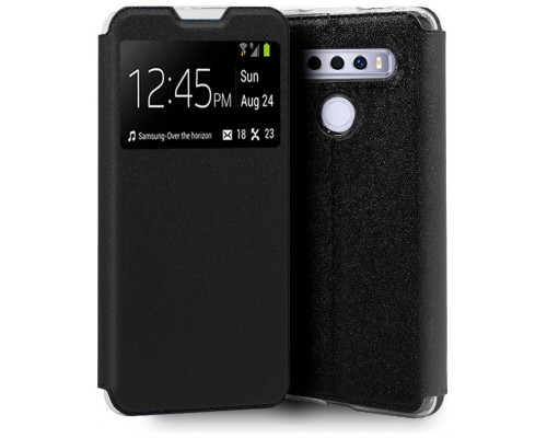 Funda COOL Flip Cover para TCL 10 SE Liso Negro