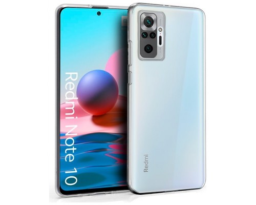 Funda COOL Silicona para Xiaomi Redmi Note 10 / Note 10s (Transparente)