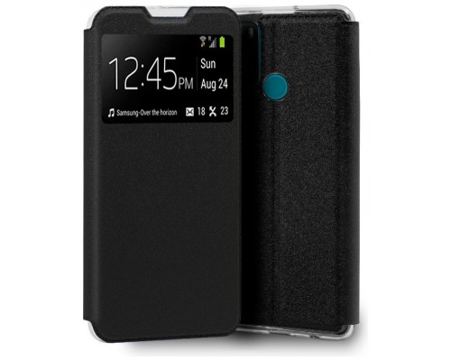 Funda COOL Flip Cover para Alcatel 1S (2021) / 3L (2021) Liso Negro