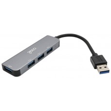 Hub USB Universal COOL 4 Puertos USB (2.0 / 3.0) Aluminio Gris