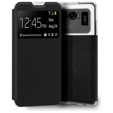 Funda COOL Flip Cover para Xiaomi Mi 11 Ultra Liso Negro