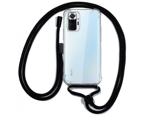 Carcasa COOL para Xiaomi Redmi Note 10 / Note 10s / Poco M5s Cordón Negro