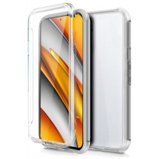 Funda COOL Silicona 3D para Xiaomi Mi 11i / Pocophone F3 (Transparente Frontal + Trasera)