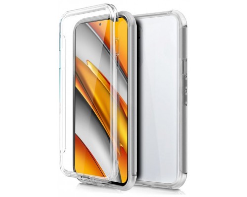 Funda COOL Silicona 3D para Xiaomi Mi 11i / Pocophone F3 (Transparente Frontal + Trasera)