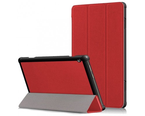 Funda COOL para Lenovo Tab M10 (TB-X505F / TB-X605F) Polipiel Liso Rojo 10.1 pulg