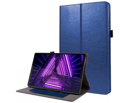 Funda COOL para Lenovo Tab M10 Plus / FHD Plus 2ª Gen / Tab K10 Polipiel Liso Azul 10.3 pulg