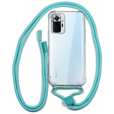 Carcasa COOL para Xiaomi Redmi Note 10 / Note 10s / Poco M5s Cordón Celeste