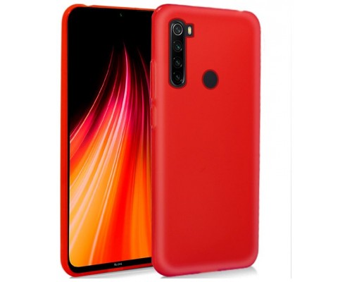 Funda COOL Silicona para Xiaomi Redmi Note 8 / Note 8 (2021) Rojo