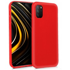 Funda COOL Silicona para Xiaomi Pocophone M3 / Redmi 9T (Rojo)