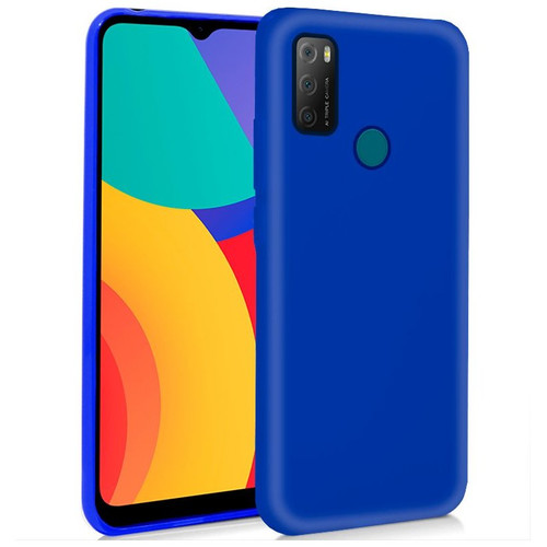 Funda COOL Silicona para Alcatel 1S (2021) / 3L (2021) (Azul)