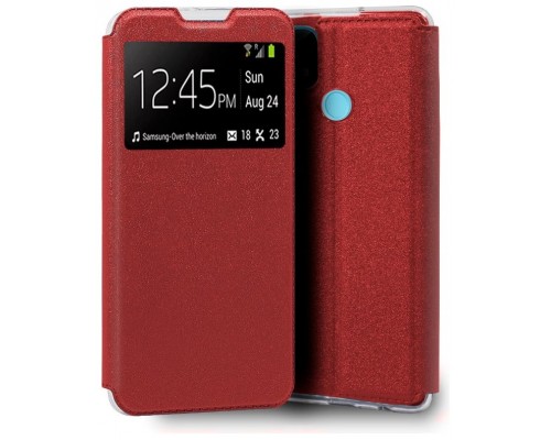 Funda COOL Flip Cover para Alcatel 1S (2021) / 3L (2021) Liso Rojo