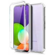 Funda COOL Silicona 3D para Samsung A225 Galaxy A22 4G (Transparente Frontal + Trasera)