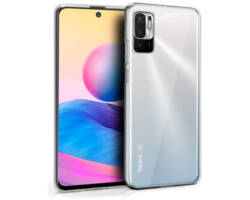 Funda COOL Silicona para Xiaomi Redmi Note 10 5G / Pocophone M3 Pro 5G (Transparente)