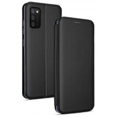 Funda COOL Flip Cover para Samsung A025 Galaxy A02s Elegance Negro