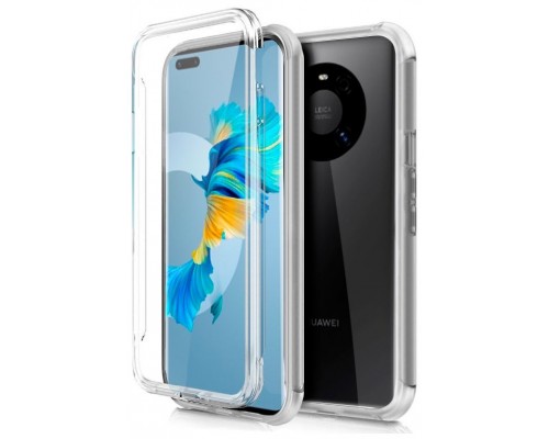 Funda COOL Silicona 3D para Huawei Mate 40 Pro / 40 Pro Plus (Transparente Frontal + Trasera)