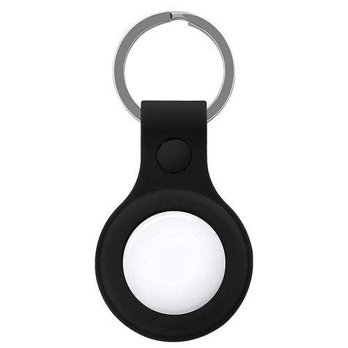 Llavero Protector COOL Compatible con AirTag Silicona Negro