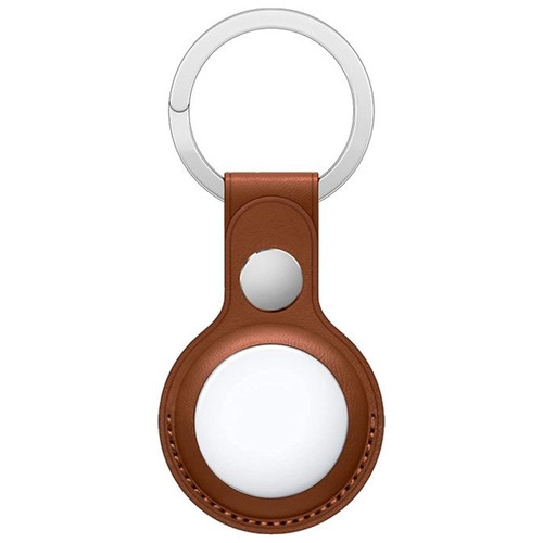 Llavero Protector COOL Compatible con AirTag Polipiel Marrón-CS2 Llavero Protector COOL Compatible con AirTag Polipiel Marrón
