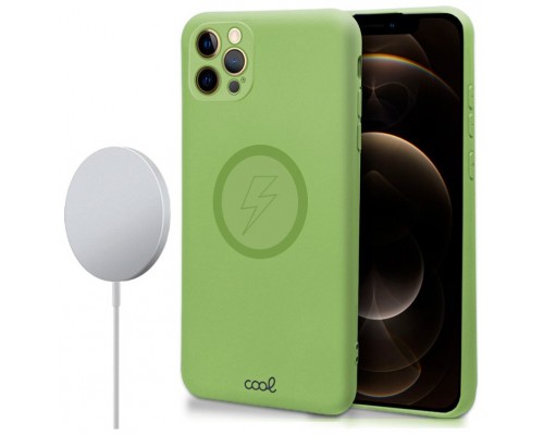 Carcasa COOL Para iPhone 12 Pro Max Magnética Cover Pistacho