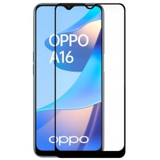 Protector Pantalla Cristal Templado COOL para Oppo A16 / A16s / A54s (FULL 3D Negro)