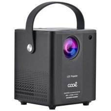 Proyector Compacto COOL Rainbow 3000 Lúmenes Altavoz Integrado + HDMI/SD/USB + Wifi Mirror (Negro)