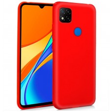 Funda COOL Silicona para Xiaomi Redmi 9C / 10A (Rojo)