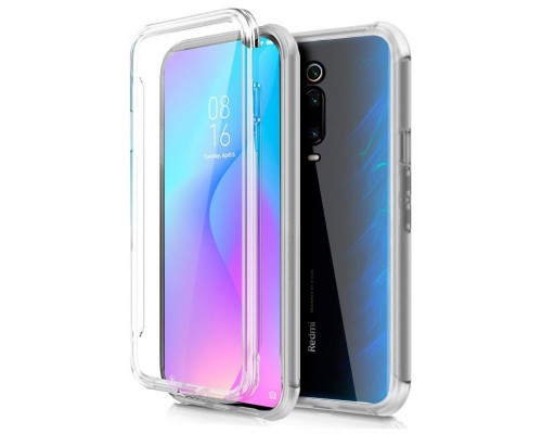 Funda COOL Silicona 3D para Xiaomi Redmi 9T (Transparente Frontal + Trasera)