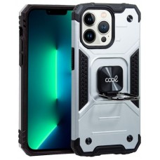 Carcasa COOL para iPhone 13 Pro Hard Anilla Plata