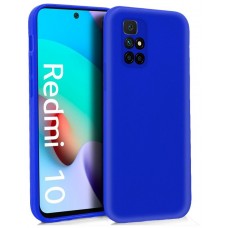 Funda COOL Silicona para Xiaomi Redmi 10 (Azul)