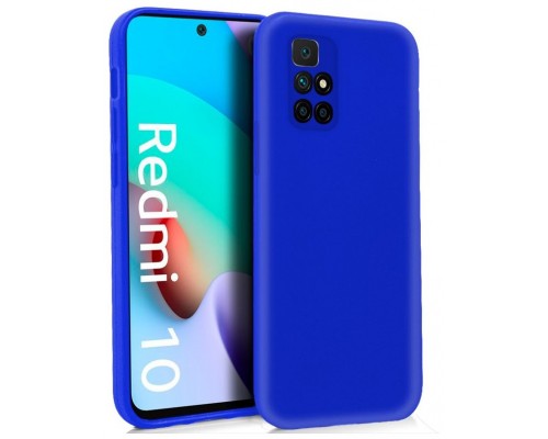 Funda COOL Silicona para Xiaomi Redmi 10 (Azul)