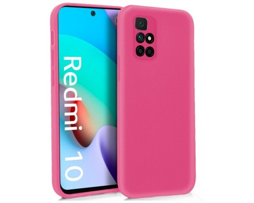 Funda COOL Silicona para Xiaomi Redmi 10 (Rosa)