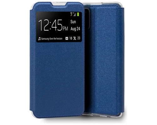 Funda COOL Flip Cover para Samsung A037 Galaxy A03s Liso Azul