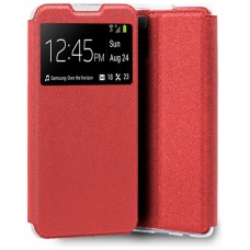 Funda COOL Flip Cover para Xiaomi Redmi 10 Liso Rojo